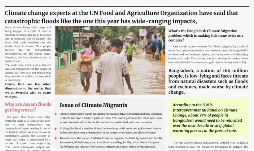 Increasing Climate Migration due to Assam Floods